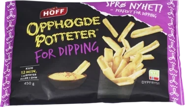 Opphøgde Potteter for Dipping 450g Hoff