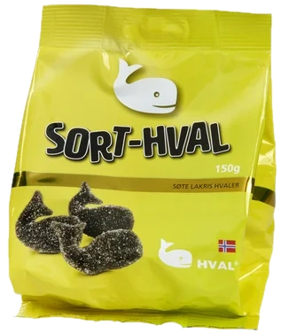 Sort-hval 150g
