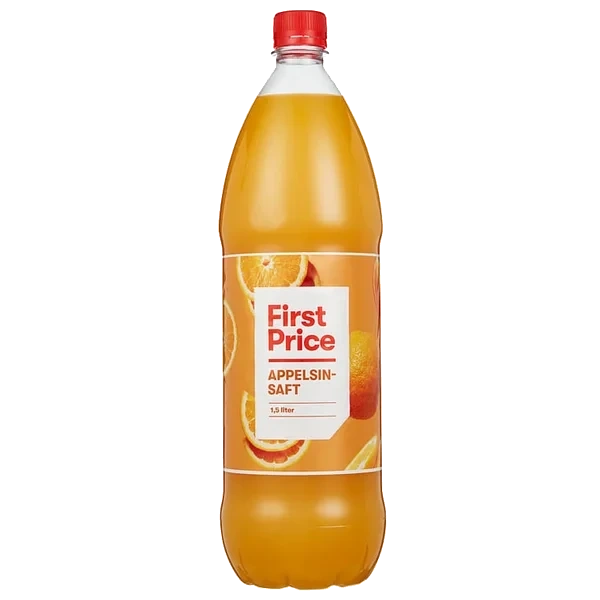 Appelsinsaft Sukkerredusert 1,5l First Price