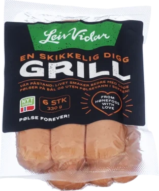 Leiv Vidar Grillpølser 330g