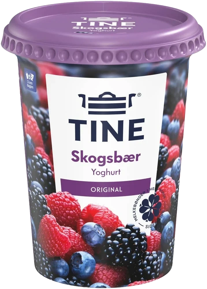 Yoghurt skogsbær
