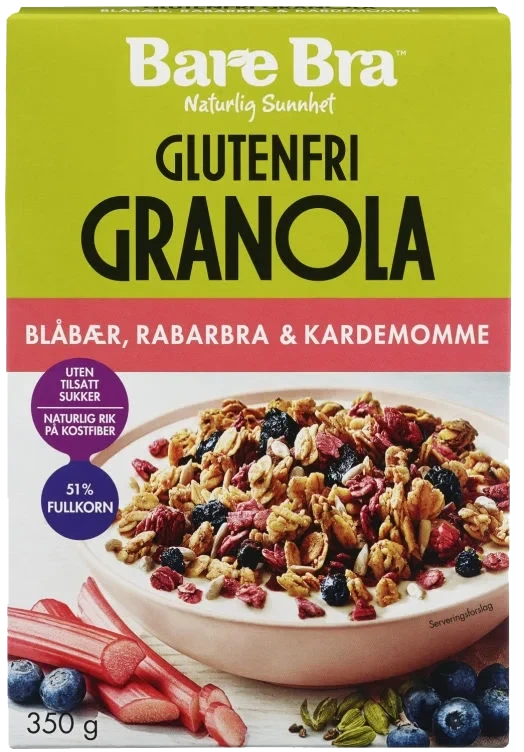 Supergranola glutenfri 350g Bare Bra