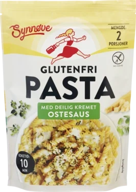 Pasta m/Ostesaus Gl.Fri 148g Synnøve