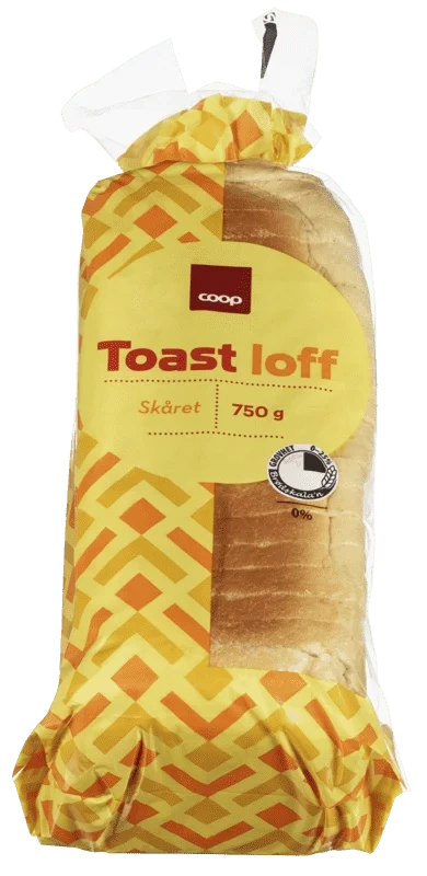 Coop Toast Loff Skåret 750g