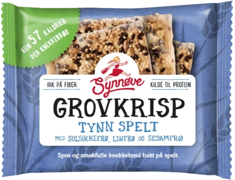 Grovkrisp Tynn Spelt 100g Synnøve