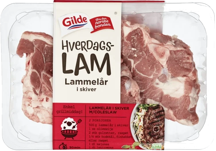 Hverdagslam Lårskiver 500g Pk