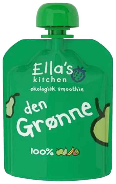 Smoothie Grønn Økol 6mnd 90g Ellas