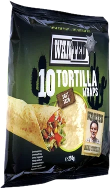 Wanted Corn & Wheat Tortilla 15cm, 250g
