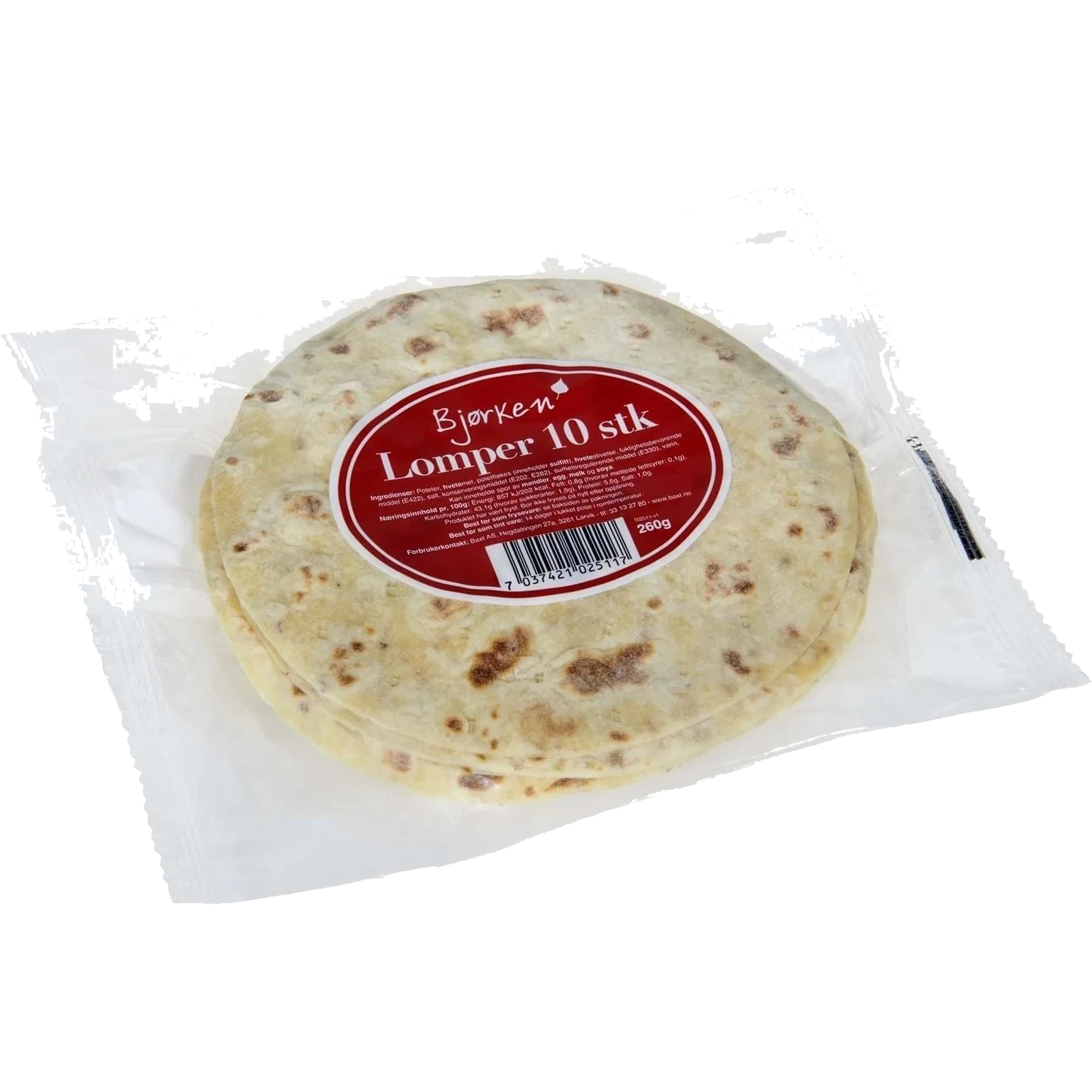Lompe 10pk 260g Bjørken