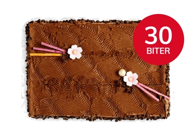 Sjokoladekake 30bit Bakehuset