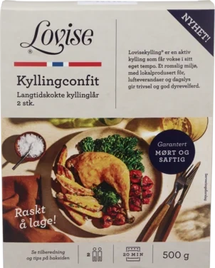Kyllingconfit 500g Enh Lovise