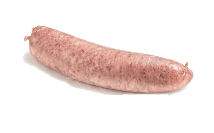 Rå julepølse av utegris