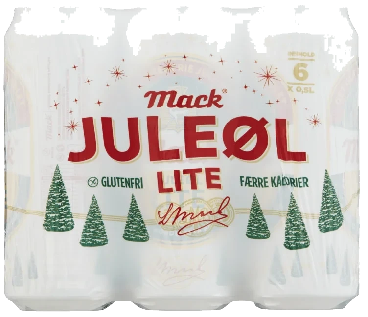 Mack God Jul Lite 0,5l Bx 6stk