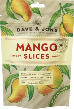 Dave & Jon's Tørket Mango 100g