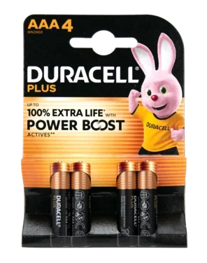 Duracell Plus Boost Aaa Alkalisk Batteri Svanen 4pk
