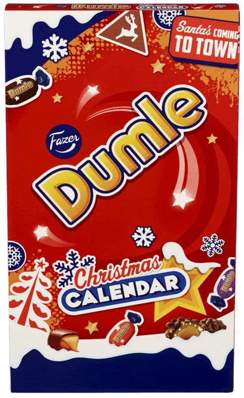 Dumle Julekalender m/Sjokolade 210g Fazer