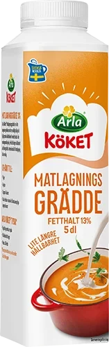 Matlagningsgrädde 13% 5 dl