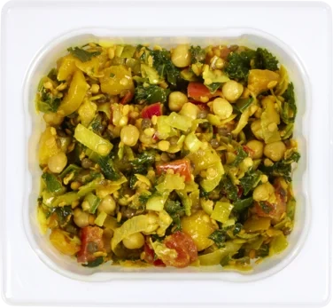 Kikert- og Linsesalat 800g 1/6gn Bama Salatbar
