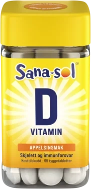 D-Vitamin Appelsin 95stk Sana-Sol