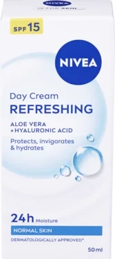Nivea Day Cream Refreshing Normal Skin Spf 15, 50ml