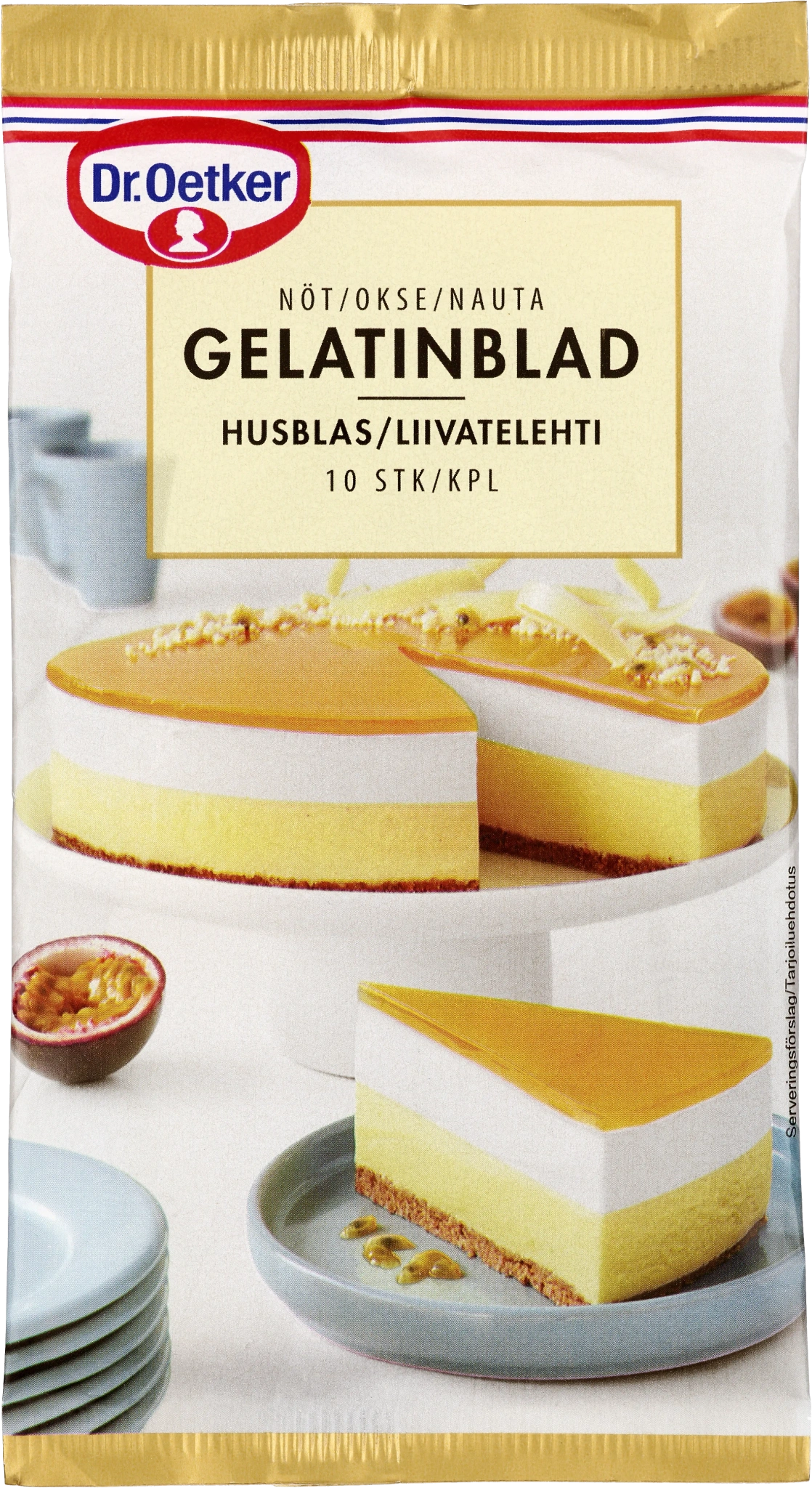 Gelatinblad Nöt