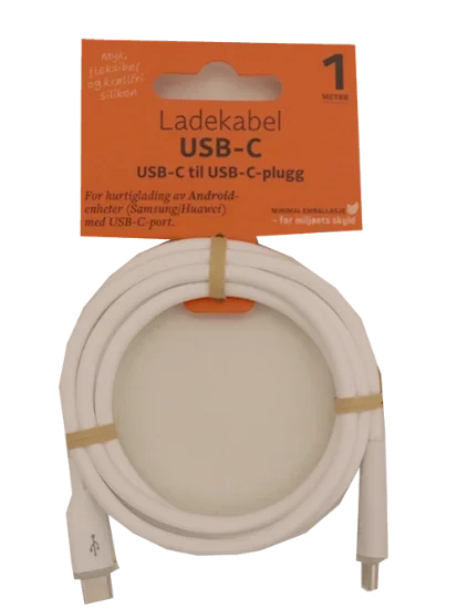 USB-C til USB-C 1m