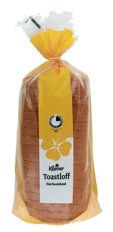 Toastloff Skåret 650g Kløverbakeriet