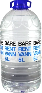 Bare Rent Vann 5l 1/2 Pall