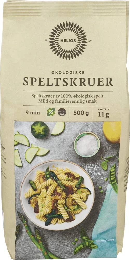 Økologiske speltskruer