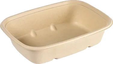 Skål Cube Rektangulaer Fiber 900ml