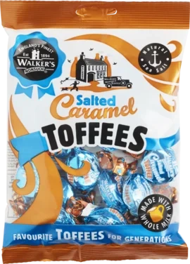 Walkers Toffees Salted Caramel 119g