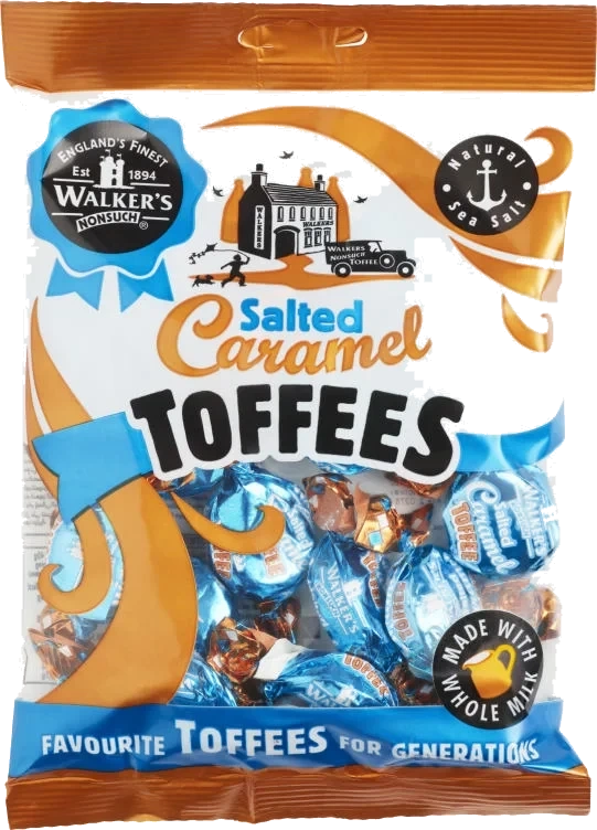 Walkers Toffees Salted Caramel 119g