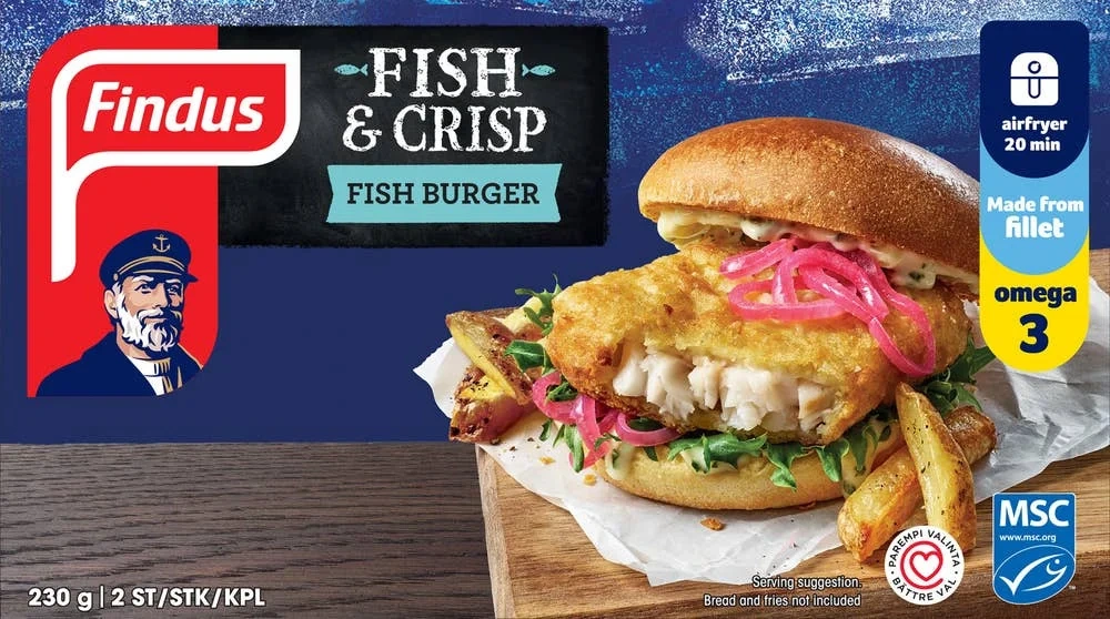 Fish and Crisp Fish Burger MSC Fryst