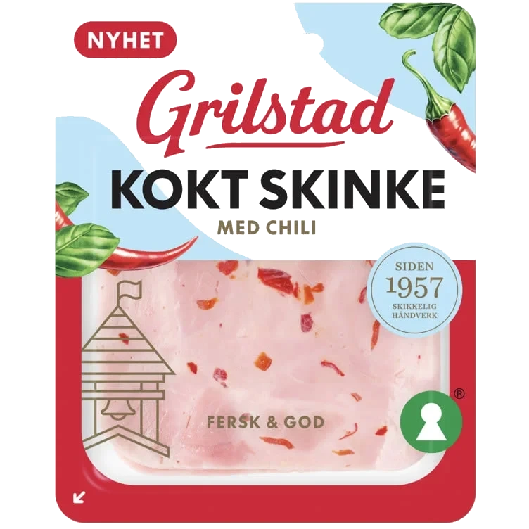 Kokt Skinke m/Chili 100g Grilstad