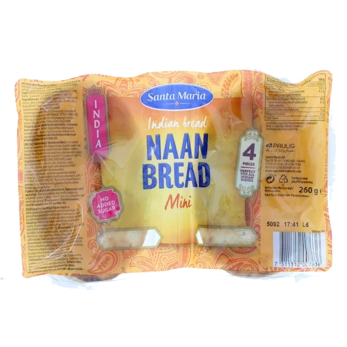 Naanbröd Mini 4-pack