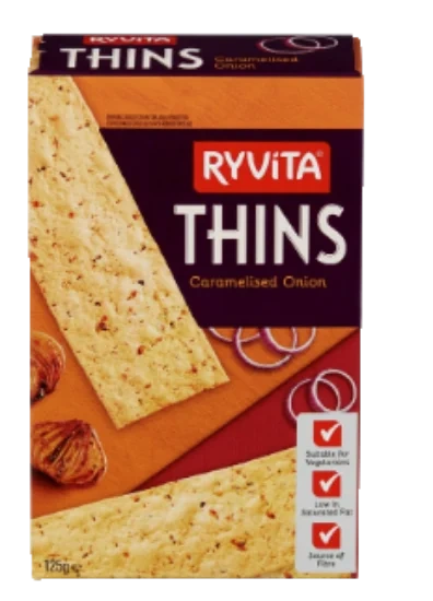 Thins Caramelised Onion 125g