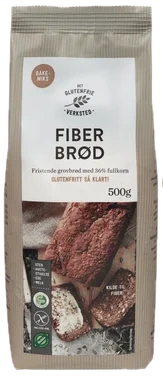 Fiberbrød 500g Detglutenfrieverksted
