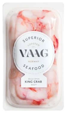 Vaag Kongekrabbekjøtt Rå ca. 300g