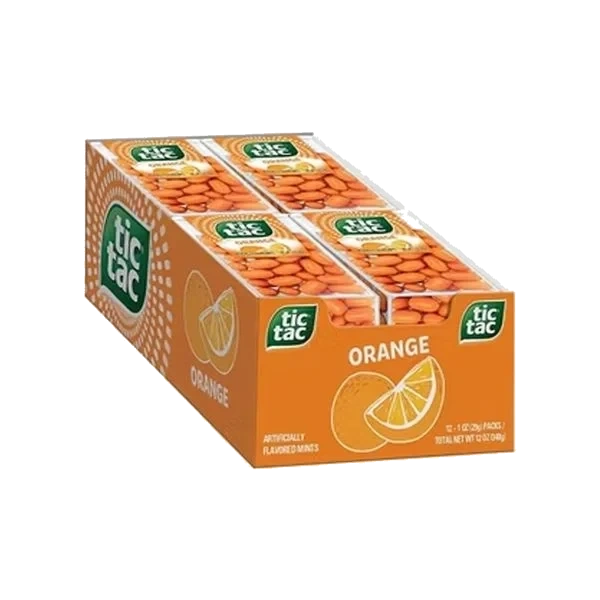 Tictac Orange (Kartong 12 x 18g)