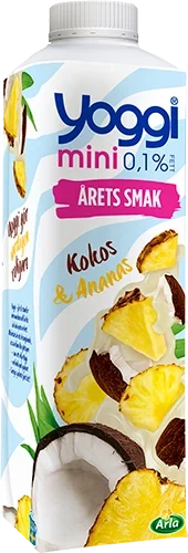 Mini yoghurt kokos/ananas 1000 g