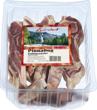 Pinnabog Eldhusrøykt 1 kg Lundal
