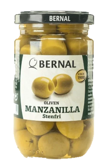 Oliven Manzanilla Stenfri 300g
