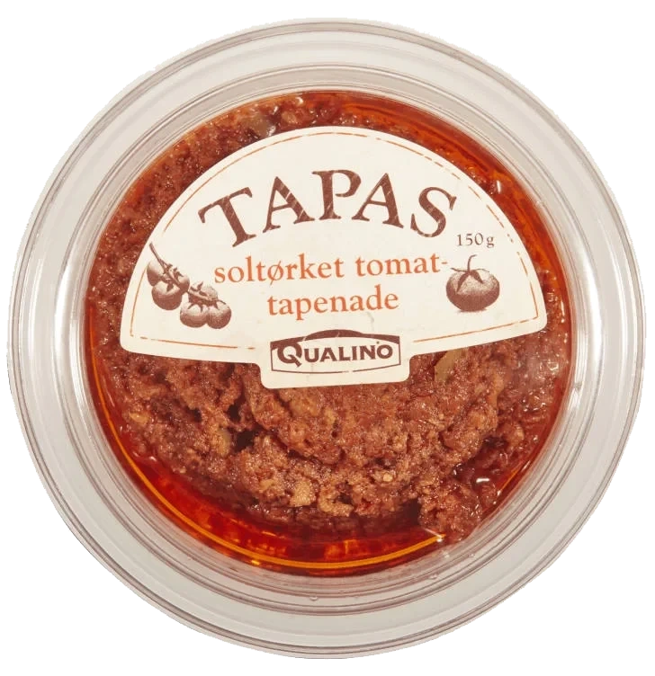Tapenade Tomat Soltørket 150g Tapas Qualino
