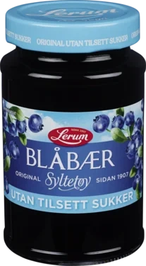 Blåbær Original Utan Tilsett Sukker 435g