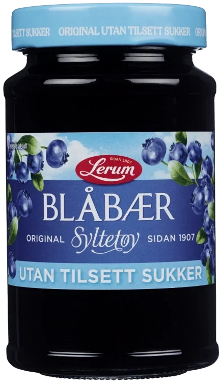 Blåbær Original Utan Tilsett Sukker 435g