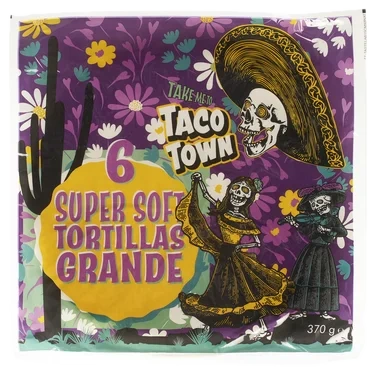 Taco Town Super Soft Tortillas 370g