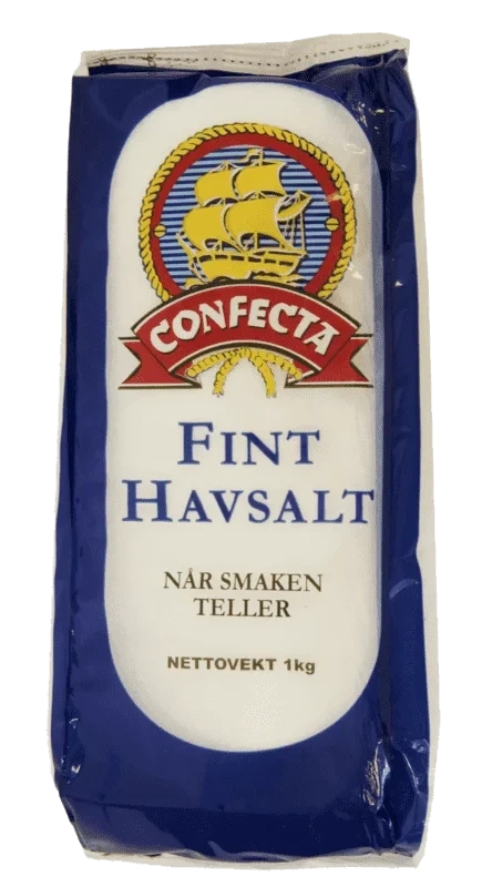 Confecta Havsalt Fint pose 1kg