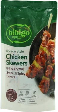 Bibigo Chicken Skewers Sweet & Spicy 180g