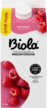 Biola Bringebær 1500g Tine