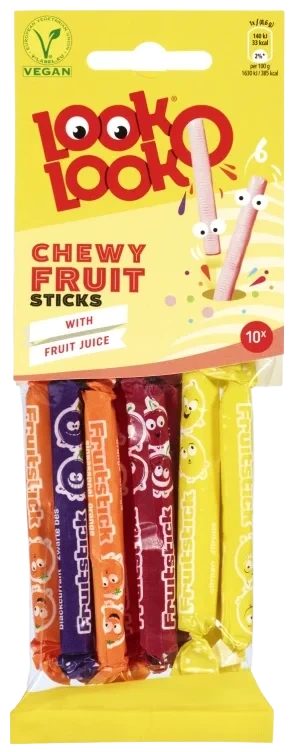 Chewy Fruit Sticks 85g Look-o-look